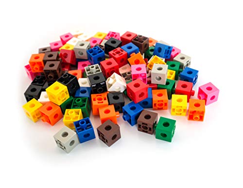 Miniland- 2 cm (100 Piezas) Cubos para Juego Matemático (95210)
