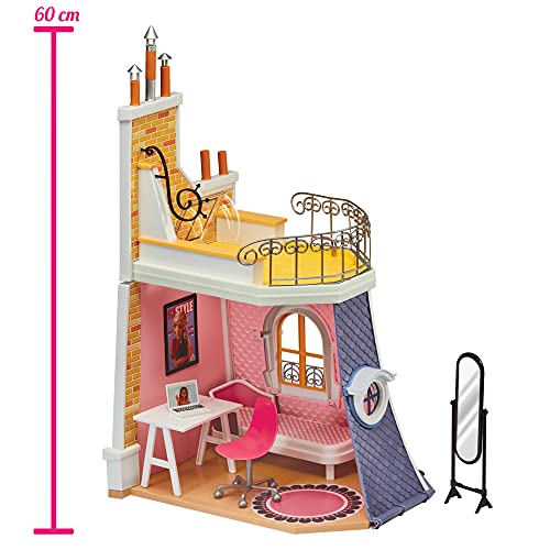 Miraculous Tales of Ladybug & Cat Noir Juego de balcón y Dormitorio 2 en 1, Multicolor (Bandai P50660)
