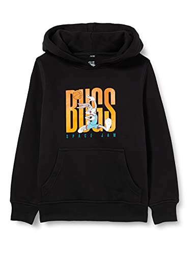 Mister Tee Kids Space Jam Bugs Hoody Sudadera, Negro, 146-152 cm para Niños