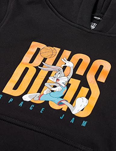 Mister Tee Kids Space Jam Bugs Hoody Sudadera, Negro, 146-152 cm para Niños
