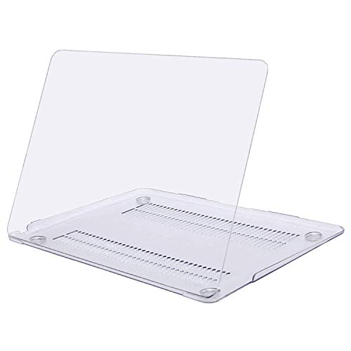 MOSISO Funda Dura Compatible con MacBook Air 13 Pulgadas 2021-2018 A2337 M1 A2179 A1932 con Pantalla Retina & Touch ID,Ultra Delgado Carcasa Rígida Protector de Plástico Cubierta,Cristal