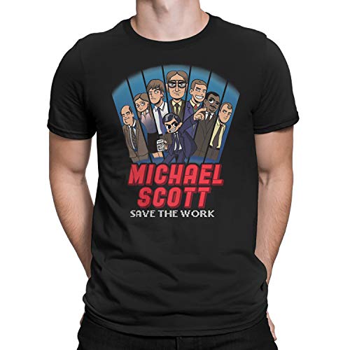 Mourin Shop World's Best Boss Michael Scott Save The Work The Office - Camiseta unisex