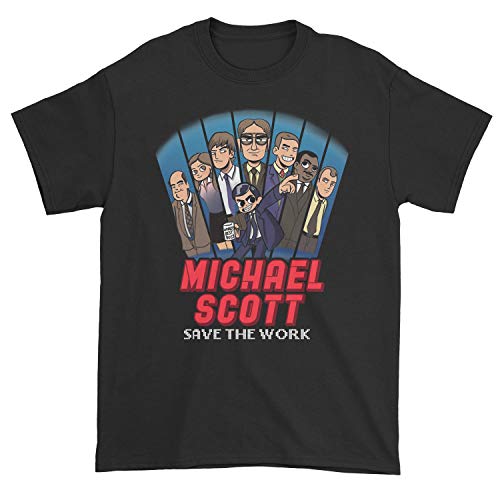 Mourin Shop World's Best Boss Michael Scott Save The Work The Office - Camiseta unisex