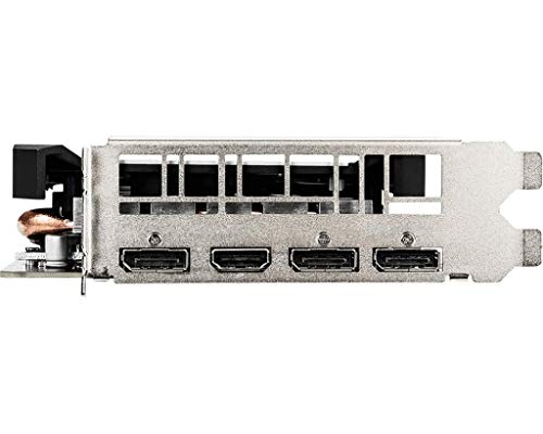 MSI GeForce GTX 1660 Ti Ventus XS 6G OC - Tarjeta gráfica (6 GB, GDDR6, 192 bit, 7680 x 4320 Pixeles, PCI Express x 16 3.0), Negro/ Plata