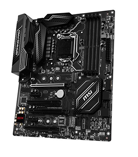 MSI H270 Gaming Pro Carbon - Placa Base Entusiasta (Chipset Intel H270, Mystic Light, DDR4 Boost, Audio Boost, VR Ready, Military Class V)