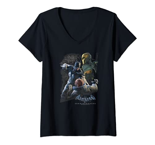 Mujer Batman: Arkham Origins Punch Camiseta Cuello V