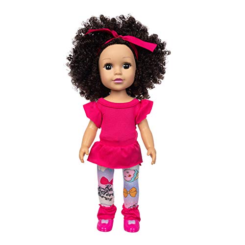 Muñecas africanas negras para niñas pelo rizado lindo muñeca simulación 35cm bebé juguete zabawki dla dzieci renacer