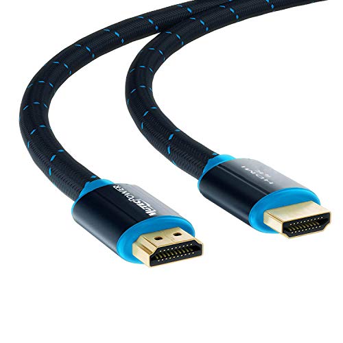MutecPower 2 Piezas 3m Cable HDMI 2.0 - Cable de Alta Velocidad con Ethernet Soportes Ultra HD 3D 4Kx2K/60HZ y 2160p/Full HD 1080p - 30 AWG - ARC/CEC - Cable Triple blindado - 3 Metros Negro