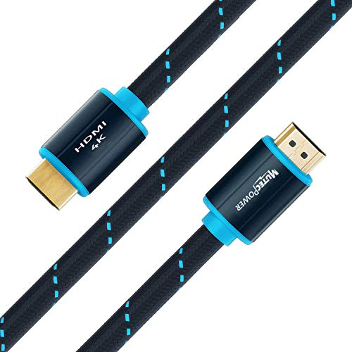 MutecPower 2 Piezas 3m Cable HDMI 2.0 - Cable de Alta Velocidad con Ethernet Soportes Ultra HD 3D 4Kx2K/60HZ y 2160p/Full HD 1080p - 30 AWG - ARC/CEC - Cable Triple blindado - 3 Metros Negro