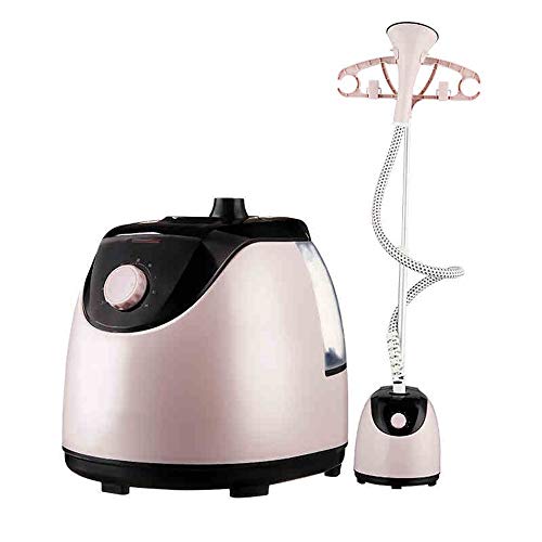 My Little Steamer, 45S Speed ​​Hot 8 Speed ​​Steam Steamer De Ajuste De Vapor con Percha Pantalones De Ajuste Clip De Barra De Elevación Y Tanque De Agua De 1.6L, Negro