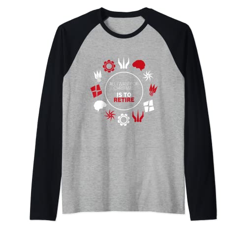 Navidad Gloomhaven - Navidad Juego de mesa ropa Camiseta Manga Raglan