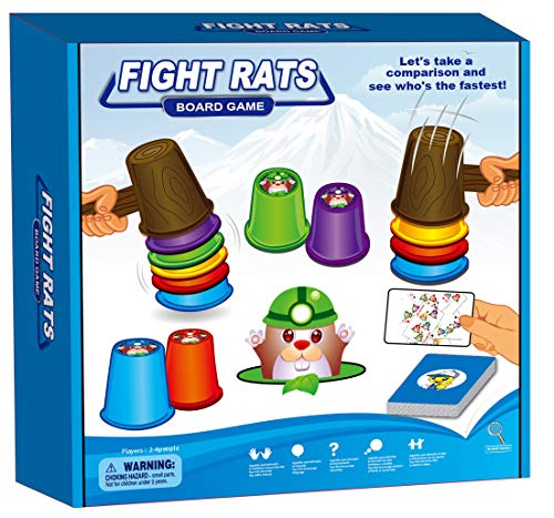 Neo- Velocidad, Reacción y Reflejos Juego de Mesa Golpea a los Topos, Multicolor (5060)