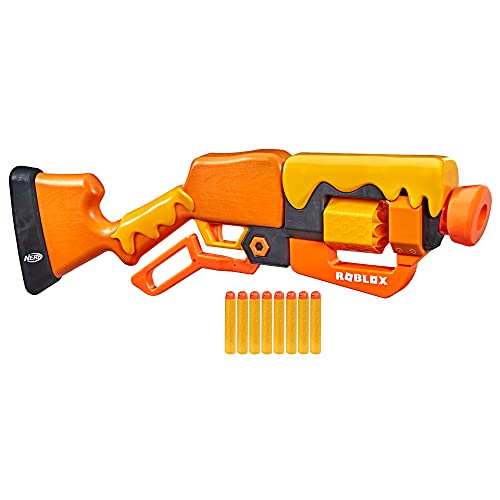 Nerf Roblox Adopt Me : Abejas. Blaster de acción de Palanca, 8 Dardos Elite, código para desbloquear el artículo Virtual del Juego, Individual (Hasbro F2486EU5)