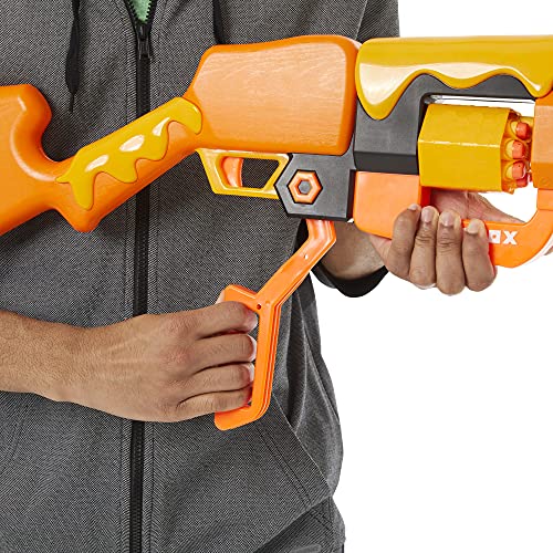 Nerf Roblox Adopt Me : Abejas. Blaster de acción de Palanca, 8 Dardos Elite, código para desbloquear el artículo Virtual del Juego, Individual (Hasbro F2486EU5)