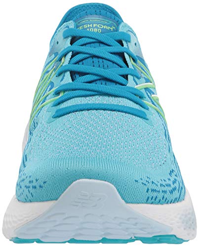 New Balance Women's Fresh Foam 1080 V11 Running Shoe, Virtual Sky/Bleached Lime Glo, 10.5