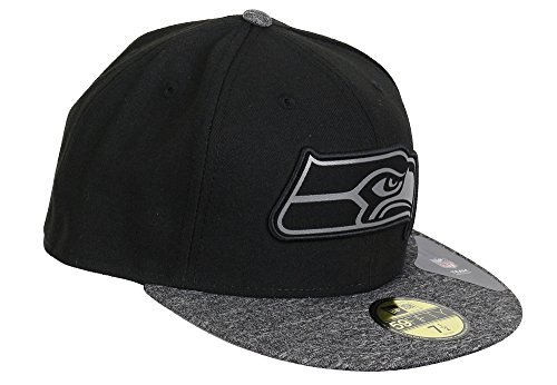 New Era Seattle Seahawks 59fifty Basecap Grey Collection Black/Grey - 6 7/8-55cm