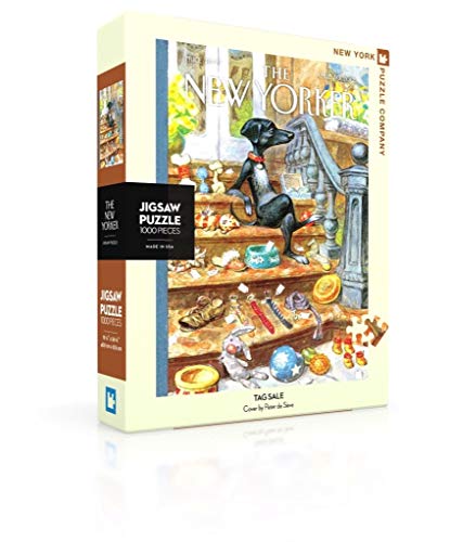 New York Puzzle Company - New Yorker Tag Sale - 1000 Piece Jigsaw Puzzle by New York Puzzle Company