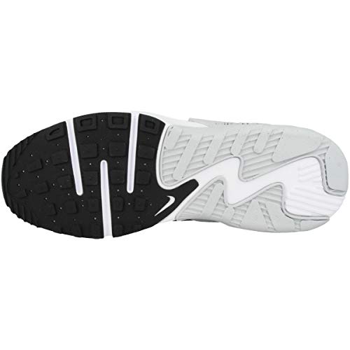 Nike Air MAX Excee, Zapatilla De Correr Hombre, Blanco Platino Puro Blanco Negro, 40 EU