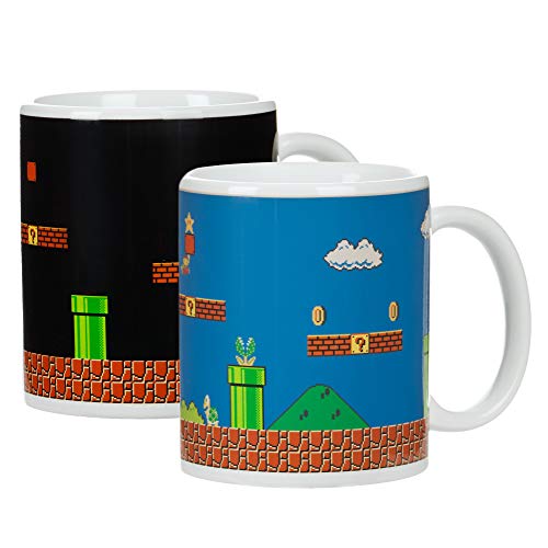 Nintendo PP2927NN Taza Cambio al Calor Super Mario Bros, Cerámica, Multi, Standard