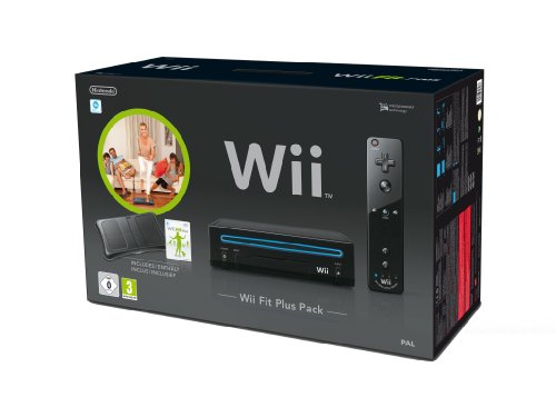Nintendo Wii Fit Plus Pack - juegos de PC (Wii, 512 MB, IBM PowerPC, SD, 802.11b, 802.11g, Negro)