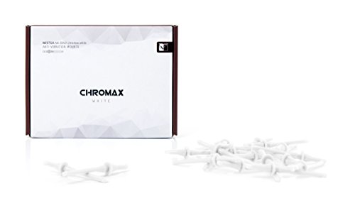Noctua NA-SAV2 chromax.white, Soportes Anti-Vibración para Ventiladores (20 unidades, Blanco)