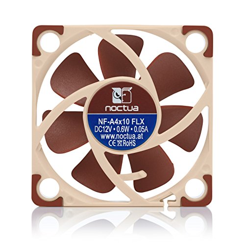 Noctua NF-A4x10 FLX, Ventilador Silencioso de Gran Calidad, 3 Pines (40x10 mm, Marrón)