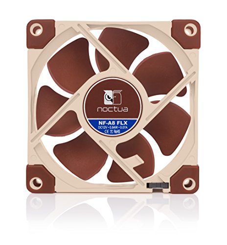 Noctua NF-A8 FLX, Ventilador Silencioso de Gran Calidad, 3 Pines (80 mm, Marrón)
