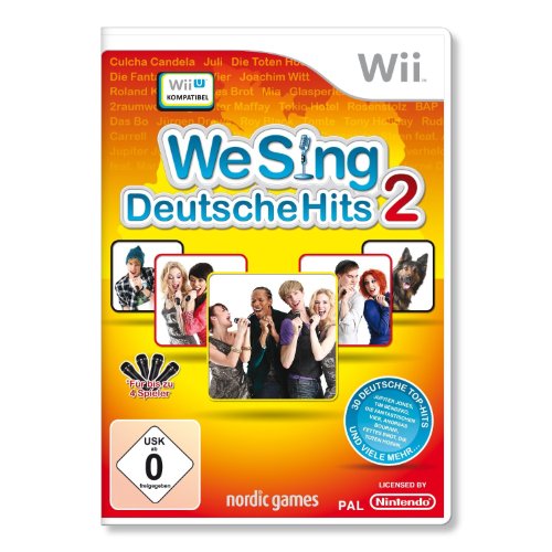 Nordic Games We Sing Deutsche Hits 2, Wii Nintendo Wii Alemán vídeo - Juego (Wii, Nintendo Wii, Música, Modo multijugador, E (para todos))