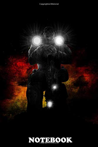 Notebook: Gears Of War , Journal for Writing, College Ruled Size 6" x 9", 110 Pages