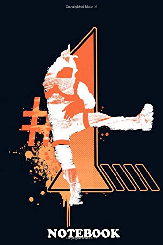 Notebook: L Dance Orange , Journal for Writing, College Ruled Size 6" x 9", 110 Pages