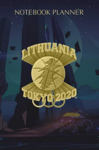 Notebook Planner Lithuania Basketball Tokyo Lithuania Strong 2020 Basketball: 114 Pages, Journal, Planning, Task Manager, To Do List, Daily, 6x9 inch, Lesson