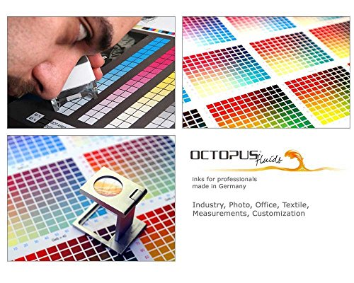 Octopus 100 ml de tinta para impresora Canon CLI-521, CLI-526 C cartuchos de impresora cian, Canon Pixma IP 3600, IP 4600, IP 4700, IP 4850, IP 4950, IX 6550, MG 5140 etc. (no OEM)