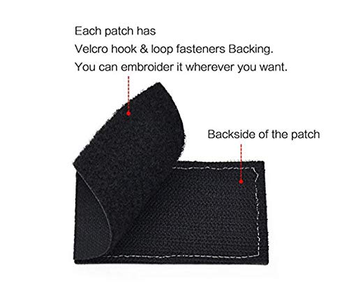 Ohrong Task Force 141 Call of Duty Parches tácticos bordados SAS Insignia Emblema Morale Apliques con gancho y bucle para hornear chaquetas militares, gorras, mochilas (color negro)