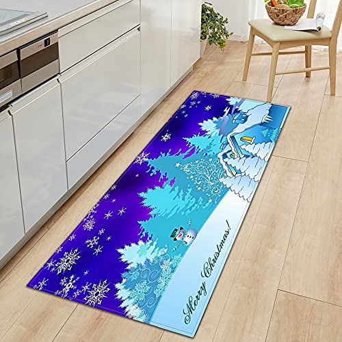 OPLJ Alfombra para puerta de cocina, pasillo, decoración de dormitorio, sala de estar, niños, antideslizante, tamaño A12, 40 x 120 cm