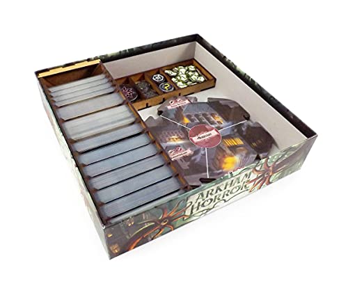 Organizador de Juegos de Mesa Compatible con Arkham Horror 3. Ampliación de la edición Dead of Night