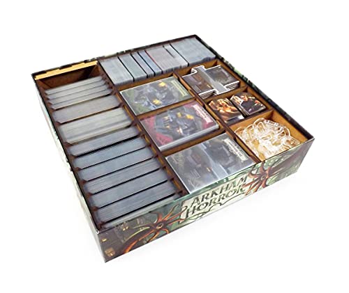 Organizador de Juegos de Mesa Compatible con Arkham Horror 3. Ampliación de la edición Dead of Night