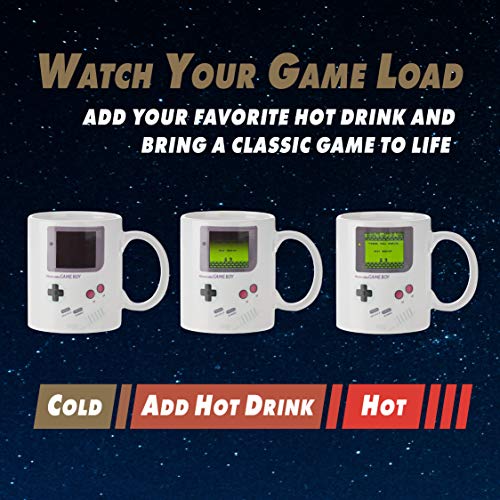 Paladone Taza Térmica Game Boy, Cerámica, Multicolor, 11x9x9 cm