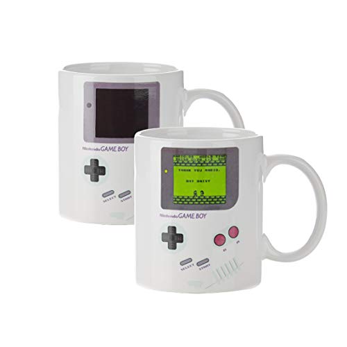 Paladone Taza Térmica Game Boy, Cerámica, Multicolor, 11x9x9 cm