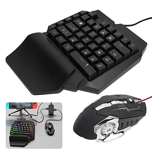 para Consolas de Videojuegos Juego Combinado de convertidor de Teclado y Mouse para Juegos con Cable Adaptador OTG de Teclado y Mouse para PS3 / PS4 / PS5 / para Xbox360 / para Xbox One
