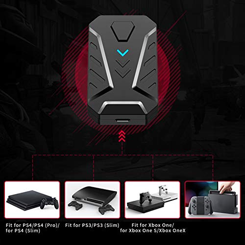 para Consolas de Videojuegos Juego Combinado de convertidor de Teclado y Mouse para Juegos con Cable Adaptador OTG de Teclado y Mouse para PS3 / PS4 / PS5 / para Xbox360 / para Xbox One