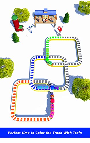 Perfect Train Driver - Rail Race Puzzle