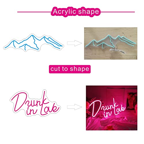 Personalizado Hello Gorgeous Luz de la muestra de neón, luces de decoración de la pared de arte regulable for la decoración de la fiesta de boda del dormitorio ( Color : Green , Size : Width 65CM )