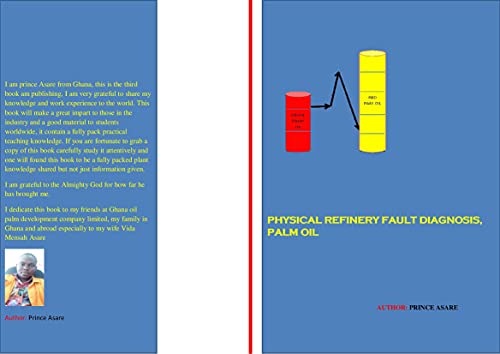 PHYSICAL REFINERY FAULT DIAGNOSIS, PALM OIL (English Edition)
