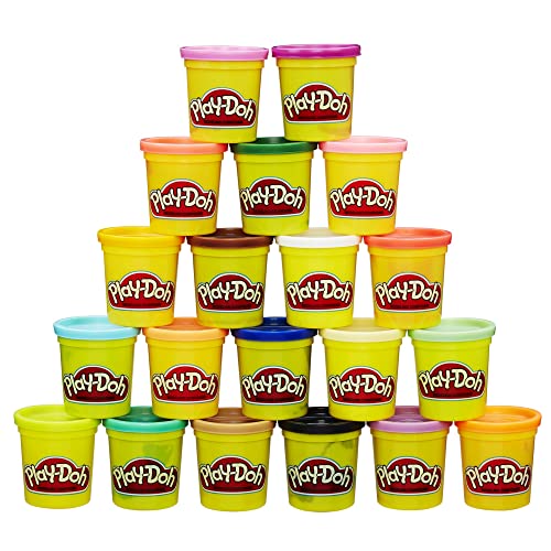 Play-Doh, Color Surtido, Pack 20 Botes (Hasbro A7924EUC)