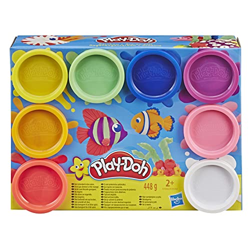 Play-Doh Pack 8 Botes Arcoiris (Hasbro E5062ES0)