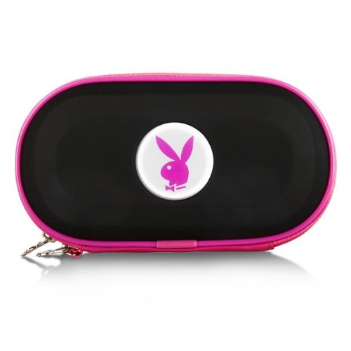 Playboy Hardcase Tasche schwarz für Sony PSP Konsole Slim&Lite Fat CB Street E1000 E1004 1000 1004 2000 2004 3000 3004 Hülle Etui