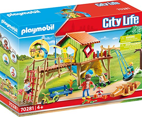 PLAYMOBIL City Life Parque Infantil Aventura, A partir de 4 años (70281)