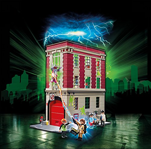 Playmobil Ghostbusters 9219 Cuartel Parque de Bomberos, A partir de 6 años [Exclusivo]