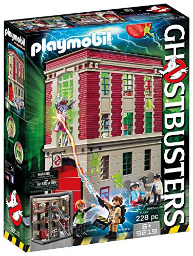 Playmobil Ghostbusters 9219 Cuartel Parque de Bomberos, A partir de 6 años [Exclusivo]