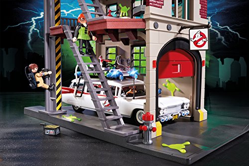 Playmobil Ghostbusters 9219 Cuartel Parque de Bomberos, A partir de 6 años [Exclusivo]